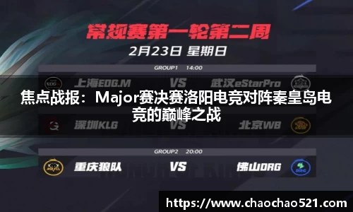焦点战报：Major赛决赛洛阳电竞对阵秦皇岛电竞的巅峰之战